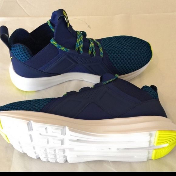 Puma Terrain Mykonos Blue and Yellow - Picture 2 of 4